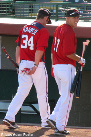 Mike Trout and Bryce Harper